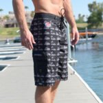 Jettribe Laguna Men's Board Shorts (Black) - Image 2