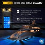 RGB - LED Rock lights- 6 Pods  with Bluetooth, Multifunction Neon Underglow - Image 2