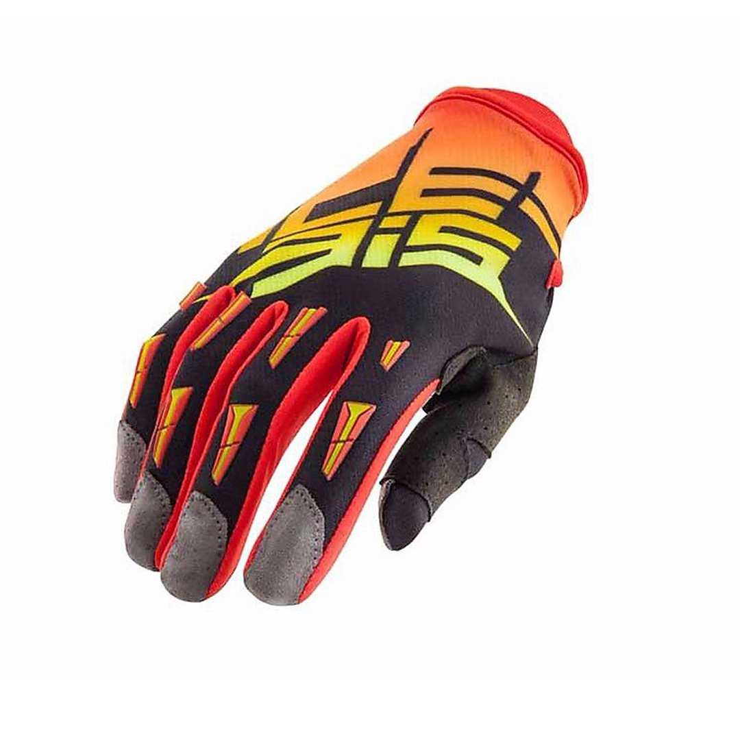 3 Acerbis Moto Cross Gloves Black Orange - Image 1