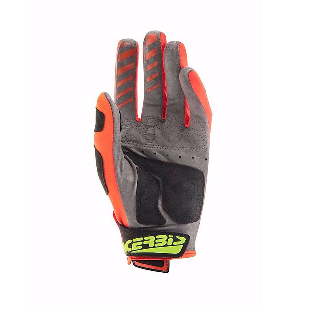4 Acerbis Moto Cross Gloves Black Orange - Image 2