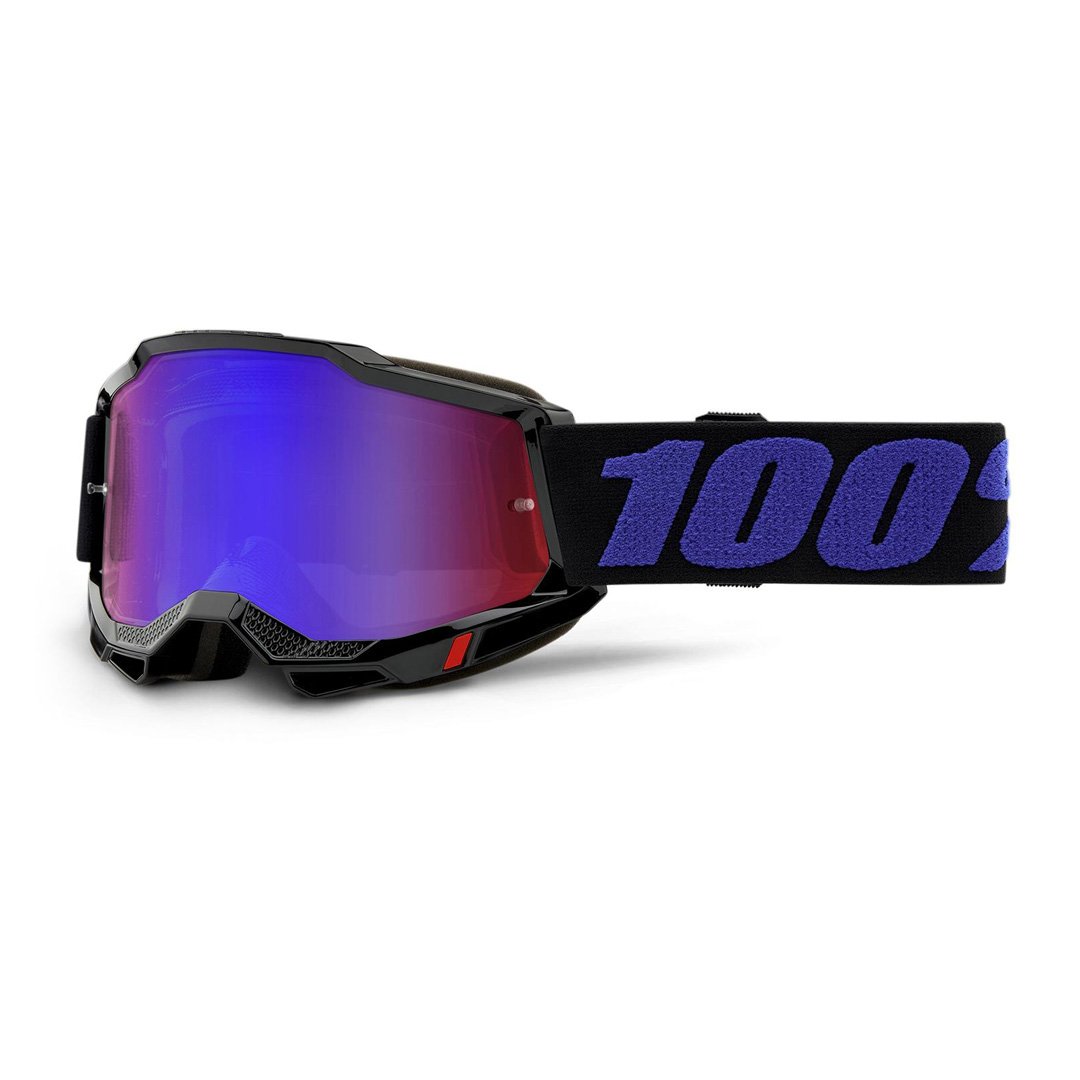 5 100% Accuri 2 Goggle Moore Mirror Red/Blue Lens - Image 1