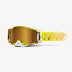 100 % Armega goggle feelgood true gold mirror lens | Clear Lens |