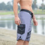 Jettribe Pivot Men's Board Shorts | Grey | Cargo Pocket - Image 3
