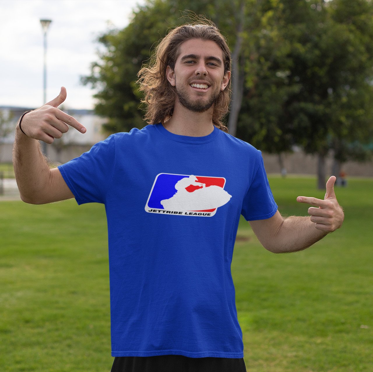 jettribe-sit-down-league-t-shirt-blue-pwc-jetski-ride-and-race-apparel-tee__95716 Jettribe Sit Down League T-Shirt Blue - Image 1