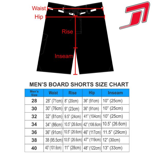 Jettribe Team Rider Men's Board Shorts | Red | Cargo Pocket - Image 5
