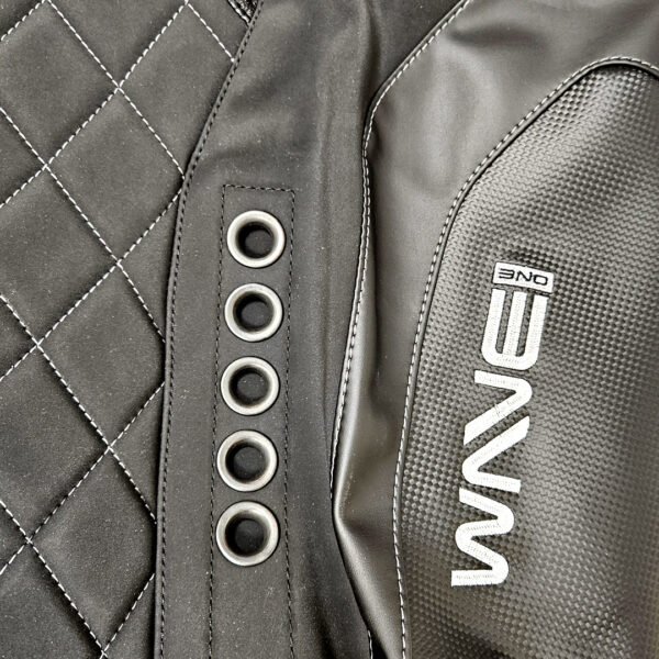 Seadoo RXPX 21+  Grip Gear Wave one Seat cover with backrest  Black/ Grey - Image 3