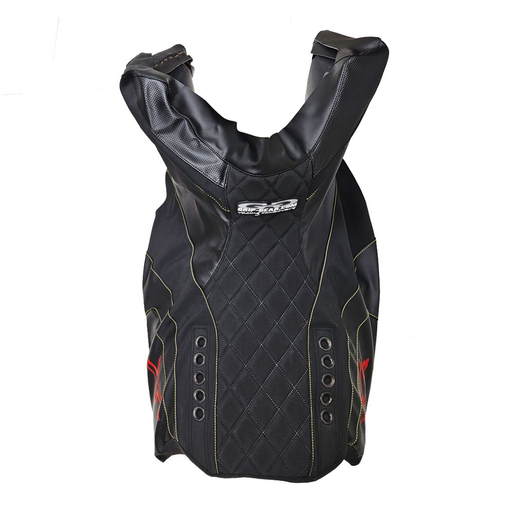 6 Seadoo RXP- X 21+ Grip Gear Seat cover with backrest Yellow/Black - Image 3