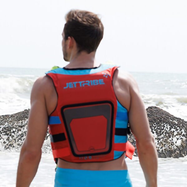JETTRIBE RS-25P Side Entry Impact Vest (Red/Aqua) - Image 5