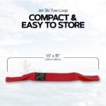 Jettribe Jet Ski Tow Loop | Bow Tow Strap | Easy Quick Connect (Red) - Image 2