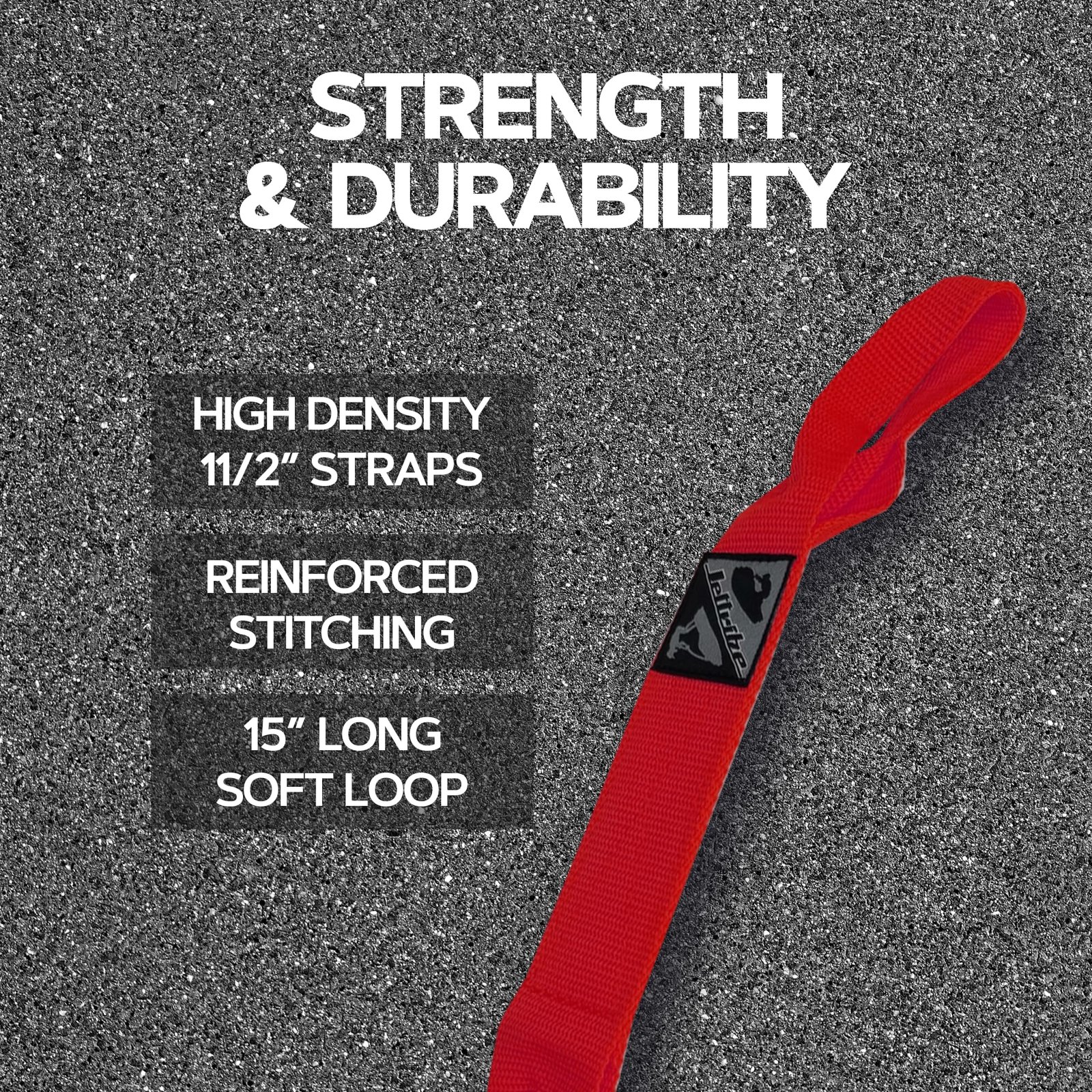 A1ywjPHKufL Jettribe Jet Ski Tow Loop | Bow Tow Strap | Easy Quick Connect (Red) - Image 5